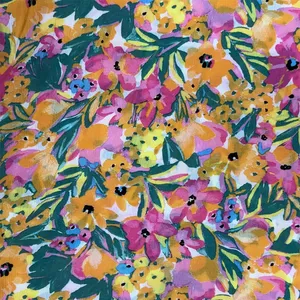 Robe d'été confortable et élégante à imprimé floral et à col en V pour femme - Product Image 6