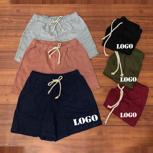 Venta al por mayor de pantalones cortos de playa con cintura elástica logotipo personalizado impresión por sublimación 100% poliéster gimnasio entrenamiento correr pantalones cortos de los hombres - Product Image 1