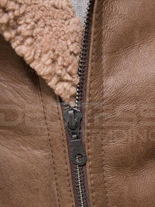 Chaqueta de cuero de piel de oveja de primera calidad para hombre, precio al por mayor, chaqueta informal de piel de oveja para hombre - Product Image 4