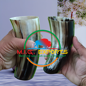 Verre à boire en corne de cerf / Gobelet pour la maison, les restaurants, les fêtes et autres événements – Qualité supérieure et de premier ordre. - Product Image 5