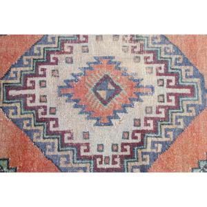 Alfombra Decorativa Vintage de 3.6x5.7 pies, Alfombra Turca, Alfombra con Diseño Floral Azul - Product Image 4