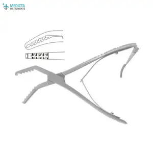 Os de Semb tenant le forceps incurvé latéralement avec le rochet 19cm/instruments orthopédiques