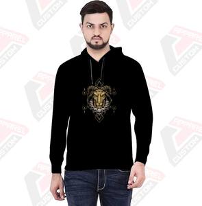 Premium hommes pull à capuche Ultra confortable doux confortable 100% coton brodé plaine teint impression numérique saison d'hiver - Product Image 1