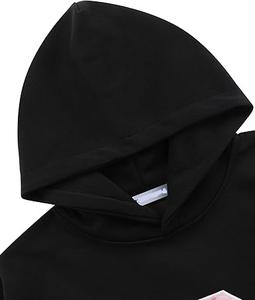 เสื้อฮู้ดผู้หญิงสไตล์เบสิกสุดฮิต 350 GSM ผ้าคอตตอนผสมน้ำหนักเบา คอตั้ง ทรงหลวม ไร้ตะเข็บ สีพื้น ผลิตในบังกลาเทศ - Product Image 3