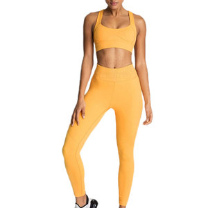 Nouveau design Logo personnalisé Ensemble de yoga pour femmes Ensemble de yoga pour femmes à séchage rapide Meilleure vente Ensemble de yoga respirant pour femmes - Product Image 1
