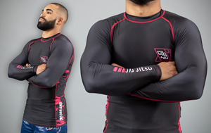 Vente en gros Rash guard OEM Chemise à manches longues Rash Guard pour hommes Respirant Custom Rash guards 2024 bright way international - Product Image 3