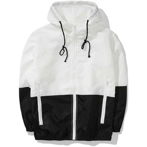 Chaqueta cortavientos impermeable para senderismo con diseño personalizado, chaquetas tejidas con cremallera reflectante para exteriores para hombre - Product Image 1