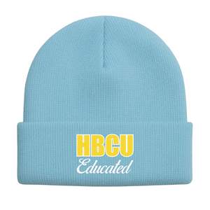Gorro de Punto Azul Bebé para Adultos con Educación HBCU, Gorra Acrílica con Bordado Chenille, Hermandad Griega Divine Nine, Gorro Personalizado de Moda - Product Image 2