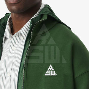 Fabricante de Pakistán, Sudaderas con Capucha para Hombre, Invierno, Transpirables, Ecológicas, Mezcla de Algodón, 300g, con Cierre, Alta Calidad, Personalizables - Product Image 2