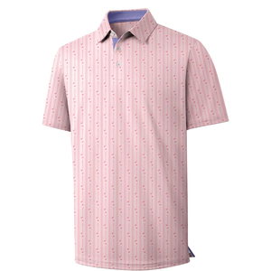 Polo de golf pour hommes, coupe ample, confortable et respirant, chemises tricotées à motif uni, idéales pour une tenue décontractée et décontractée, nouvel arrivage - Product Image 1