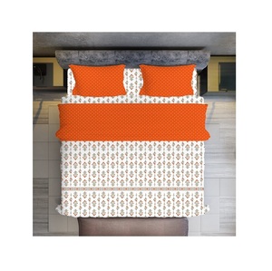 Drap plat Blossom King-Size 3 pièces ensemble avec 2 taies d'oreiller tissu imprimé résistant à la décoloration pour hôtel et hôpital chambre élégance - Product Image 6