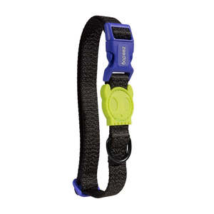NOX Pet Collar with Reflective Details Elegant Modern Polyester <b>Dog</b> and Cat Leash Western Style Featuring <b>Lights</b> - Product Image 1