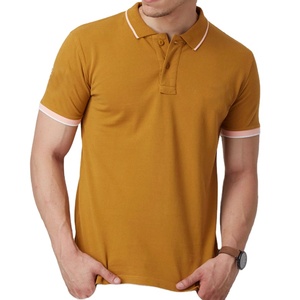 Polo de golf en coton pour hommes avec logo personnalisé polo respirant à manches courtes décontracté pour l'été promotionnel - Product Image 1