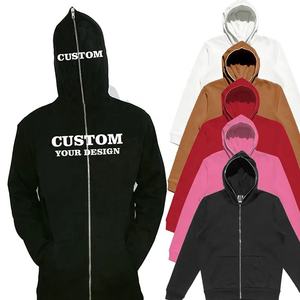 Sweat à capuche unisexe entièrement personnalisable 2023, de haute qualité, vierge, écologique, respirant, doublé en polaire d'hiver, avec design en strass, nouveauté - Product Image 1