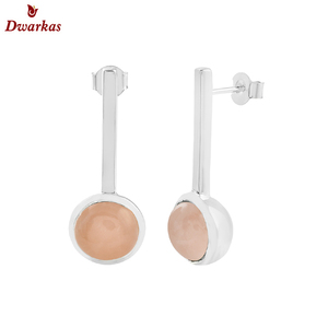 Pendientes de piedras preciosas naturales de alta calidad personalizados, pendientes de gota de amatista verde de Plata de Ley 925 para damas y niñas - Product Image 4