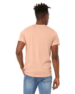 T-shirt personnalisé pour hommes, impression sérigraphique, logo sur mesure, vente en gros, tri-mélange, qualité supérieure, marché américain - Product Image 2
