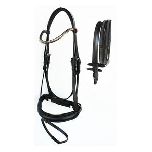 Brida para Caballo de Cuero Genuino de Alta Calidad, Diseño Acolchado Suave para Salto, Color Personalizable, Fort Worth International - Product Image 3