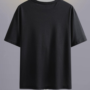 T-shirts d'été en coton surdimensionné pour hommes avec broderie par sublimation de logo personnalisé et options de marque de distributeur - Product Image 2