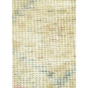 Tapis en laine noués à la main Erbe, beige et marron, motif géométrique, tapis de salon, design puzzle rectangulaire pour entrée et couloir PKWL-7002 - Product Image 3
