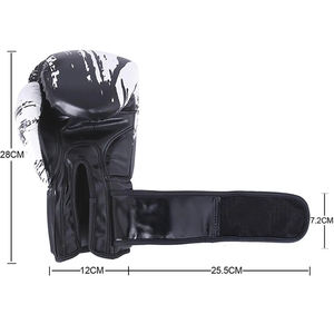 Professionnel MMA combat Original gants en cuir poinçonnage lourd MMA gants de sparring équipement de boxe gants d'entraînement personnalisés - Product Image 2