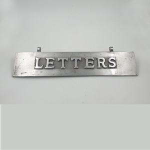 Aluminum Wall <b>Door</b> Decorative Letter Nautical <b>Door</b> <b>Sign</b> Silver Polished Wall Decorative Letter Custom Made <b>Sign</b> - Product Image 1