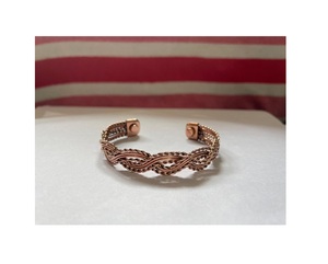 Simple Brass Golden Bangle Fashion <b>Woman</b> Trendy Brass Metal Bangle Indian Crafts at Wholesales - Product Image 4