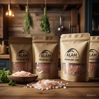 Sal Comestible del Himalaya Rosa Claro de la Mejor Calidad, Garantizada por HACCP, Granos Finos y Gruesos, Empaque Personalizado, Vitaminas y Minerales Complejos