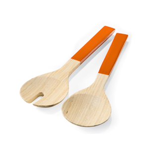 Ensemble d'ustensiles de cuisine en bambou filé Eco-Chic outil de service à salade avec laque brillante vaisselle haut de gamme en gros fabriquée au Vietnam - Product Image 5