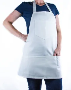 New style Thick Durable Breathable Aprons hotel restaurant Breathable womens Chef Apron from Pakistan in whole cheap price