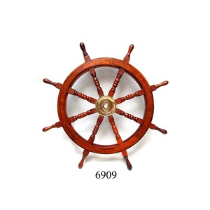 ล้อเรือ60 "และฮับทองเหลืองสำหรับตกแต่งโบราณสินค้าตกแต่งบ้านสินค้ามาใหม่ - Product Image 2