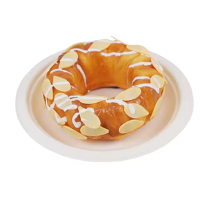 100% Sans Pfas 7 "Assiettes jetables sans danger pour les aliments Fibres végétales 100% Biodégradable Écologique Durable Sans produits chimiques toxiques - Product Image 4