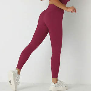 Nouvelle arrivée de 2 ensembles de yoga Offre Spéciale femmes ensemble de yoga sans couture vêtements de sport ensemble de yoga pour femmes - Product Image 5