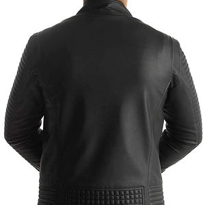 Veste en cuir pour hommes de Style High Street Durable coupe-vent de haute qualité en mode décontractée légère du Pakistan pour l'hiver - Product Image 4