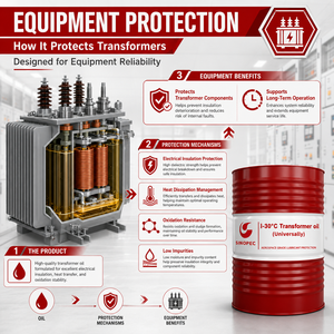 Aceite para Transformadores SINOPEC <span class=keywords><strong>Great</strong></span> Wall I-0 I-10 I-20 I-30 I-40, Aceite Aislante de Alto Voltaje, Tambor de 170 kg, Fluido Refrigerante Dieléctrico - Product Image 2