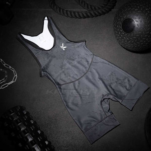Nuevo Singlet de Lucha Libre para Hombre, Cómodo, Diseño Personalizado, Spandex/Poliéster, Ligero, Transpirable, de Secado Rápido, KANEKA SPORTS - Product Image 4