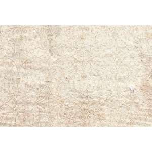 Tapis de couloir vintage 2,2x7,2 pieds, tapis oriental turc en laine blanche - Product Image 4