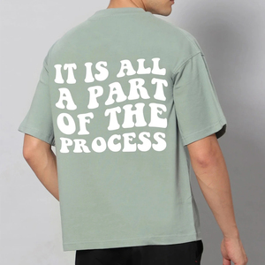 T-shirts pour hommes en gros, personnalisés, en coton uni, avec impression de logo, manches courtes, décontractés, fabricant, impression en relief - Product Image 5