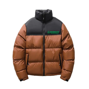 เสื้อแจ็คเก็ตพัฟเฟอร์ฤดูหนาวแบบสั่งทำพิเศษจาก Behram International OEM สำหรับผู้ชาย บุด้วยใยฝ้าย น้ำหนักเบา กันลม - Product Image 6