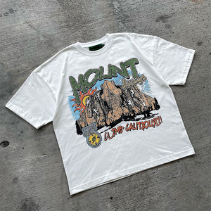 T-shirt vierge 100% coton de qualité supérieure 220gsm pour hommes T-shirt uni en gros avec impression numérique et logo personnalisé - Product Image 3