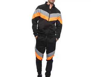 2025 personnalisé de haute qualité 2025 coupe-vent sur mesure deux pièces veste élastique pantalon fermeture éclair coupe-vent ensemble pour hommes - Product Image 1