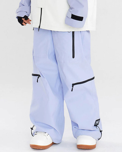 Pantalon de ski baggy sur mesure 2025, pantalon de ski surdimensionné pour homme, de haute qualité, coupe ample, imperméable 10K, coupe-vent, salopette de snowboard - Product Image 1