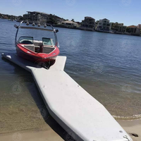 Station de plate-forme de quai de ponton des îles flottantes gonflables Offre Spéciale Y pour la plate-forme de quai gonflable de bateau et de jet ski