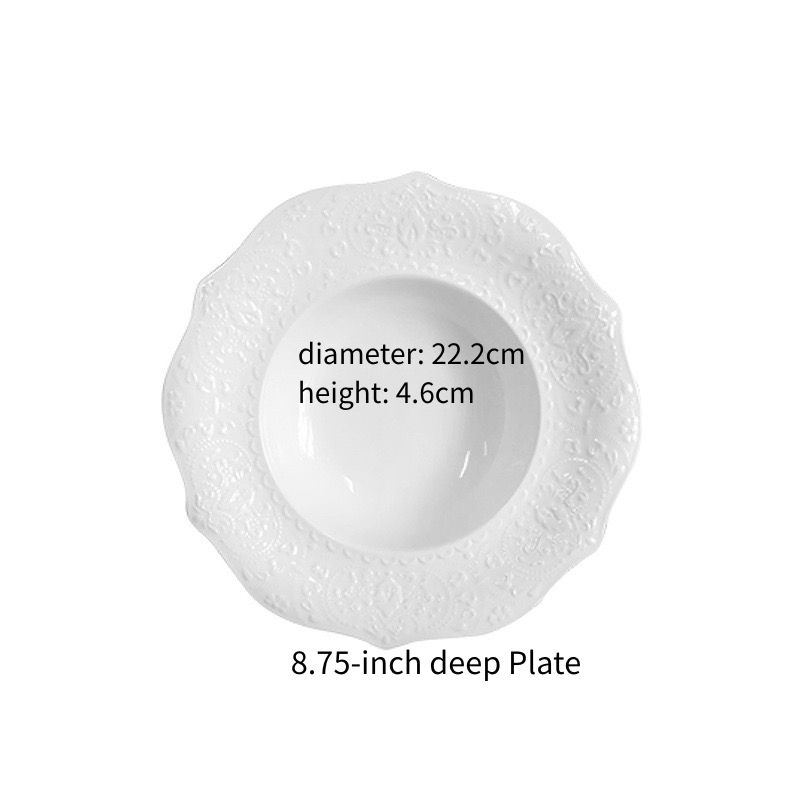 Plato de 8.75" de profundidad