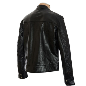 Chaqueta de Motociclista de Cuero Cortavientos de Invierno Personalizada al por Mayor para Hombre, Chaqueta de Hombre Informal de Alta Calidad de Talla Grande - Product Image 2