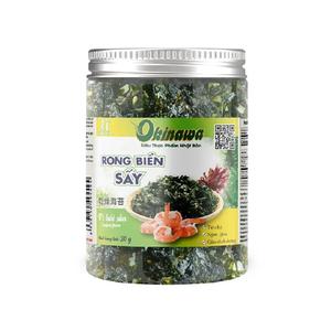 Snack croustillant aux algues Pot de 30g Raisins de mer aromatisés aux fruits de mer biologiques nutritifs d'Okinawa Vietnam Durée de conservation de 1 an Marque privée - Product Image 2