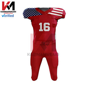 Nuevo conjunto de ropa deportiva de fútbol americano hecho a medida, uniformes de fútbol americano juvenil de alta calidad para entrenamiento de equipos - Product Image 2