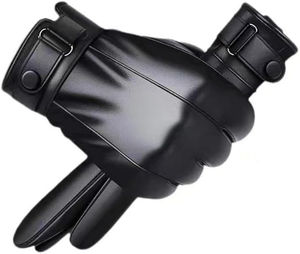 Guantes de Conducción de Cuero a la Moda con Orificios de Ventilación, Forro Transpirable, Ligeros y Flexibles, Ideales para el Automóvil y Uso Casual - Product Image 1