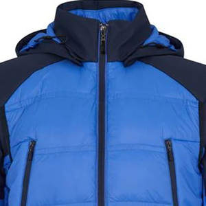 Veste matelassée d'hiver XL pour hommes sur mesure Tissu de laine léger Imperméable à l'eau Tenue décontractée Col montant Fermeture à glissière Conçu Logo - Product Image 4