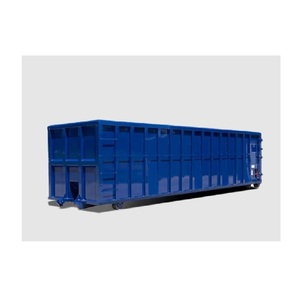 Recipiente de basura barato de 40 yardas cúbicas para uso en construcción con capacidad de carga máxima de cuatro toneladas, fuerte, duradero y listo para el trabajo - Product Image 3