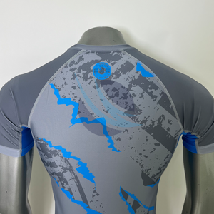 Ensemble Rashguard et short pour homme, Rashguard à manches courtes et compression, T-shirt de combat MMA No-Gi, vêtements de sport, logo personnalisé - Product Image 6